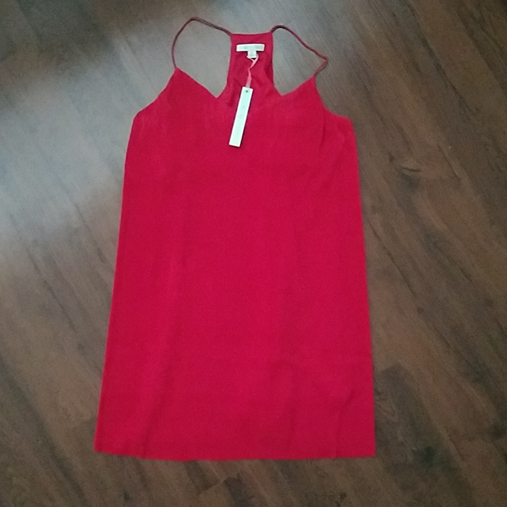 Pleated mini dress